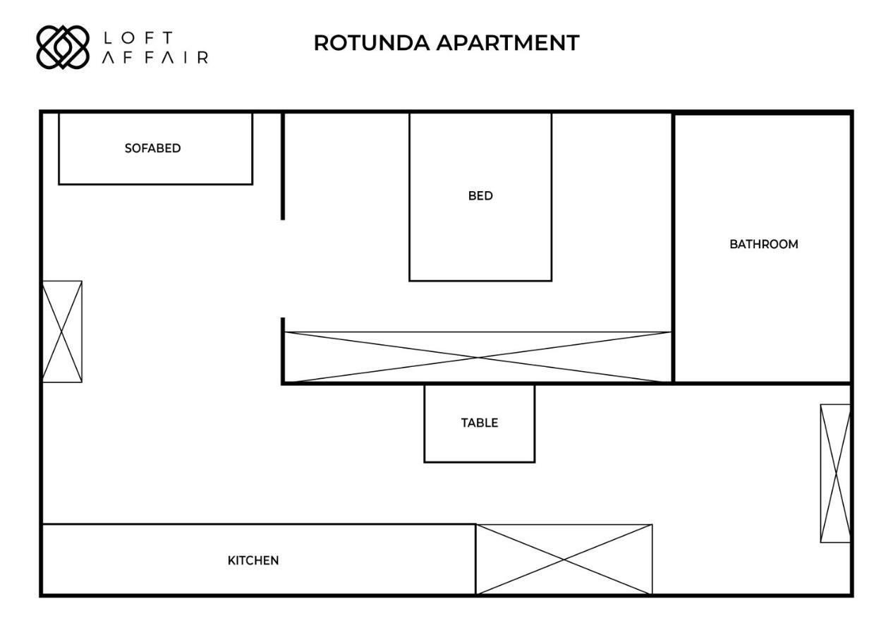 Rotunda Apartment - Loftaffair คราคูฟ ภายนอก รูปภาพ